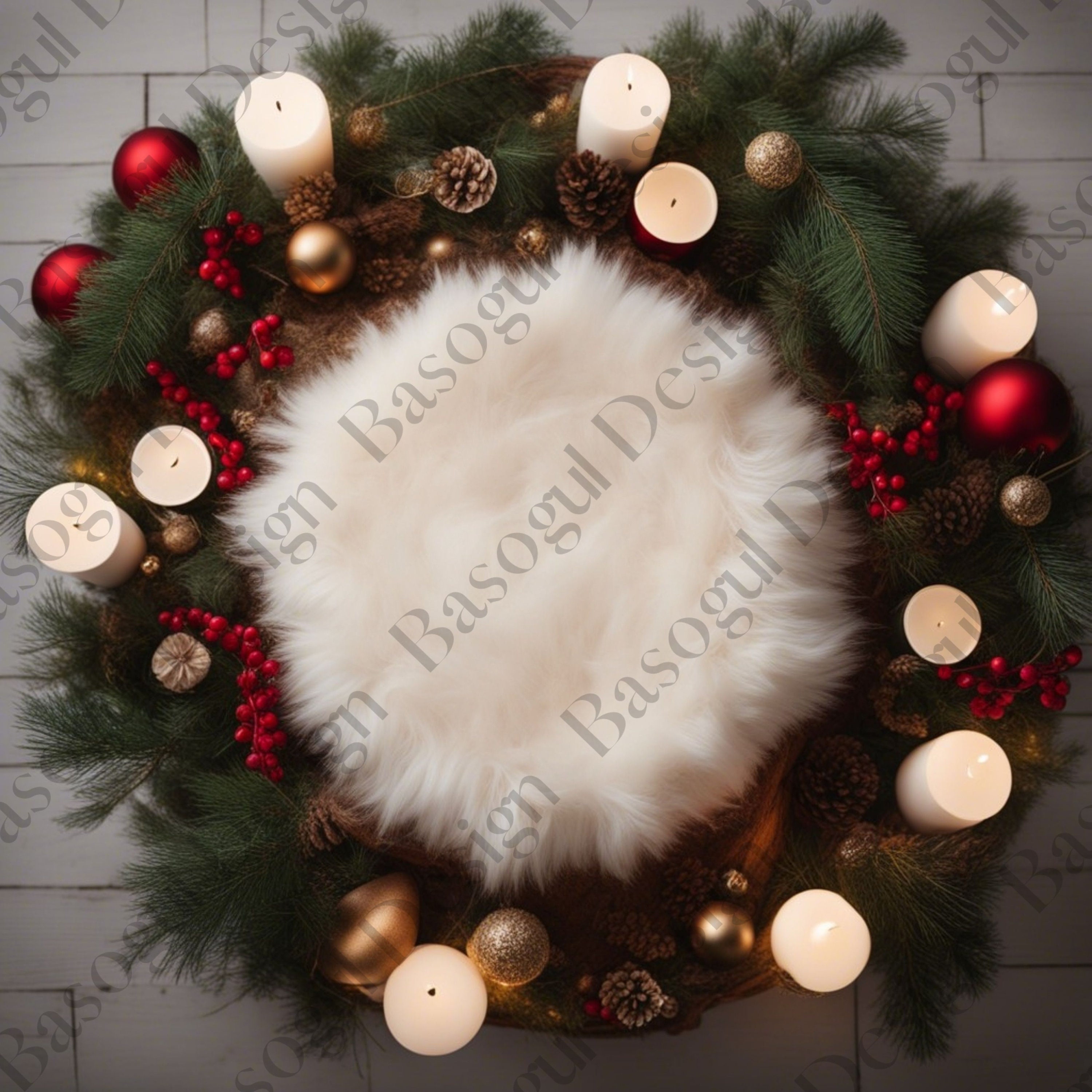 Christmas Newborn Digital Backdrop Photography Background Newborn Baby