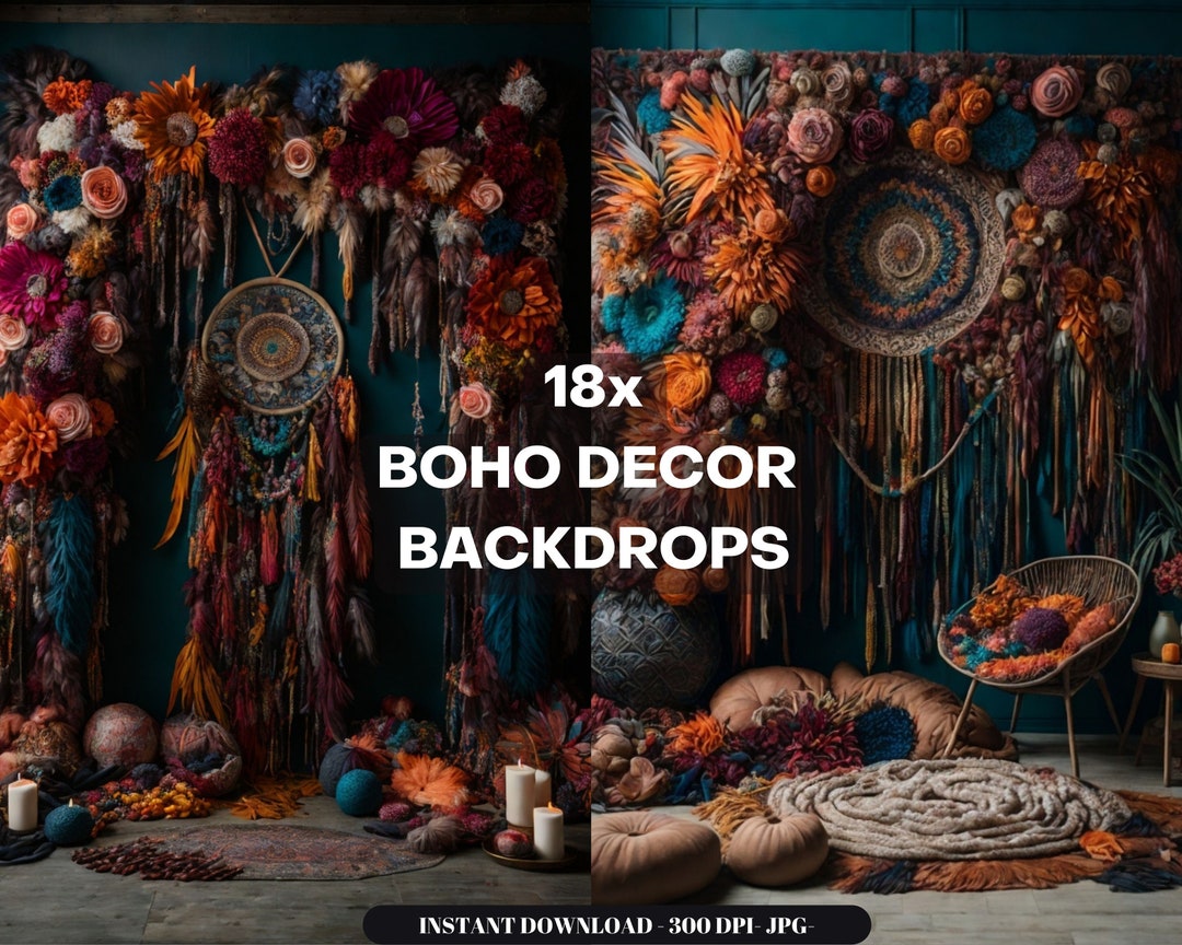 Boho Maternity Backdrop: maternity DIGITAL Backdrop Bohemian Background ...