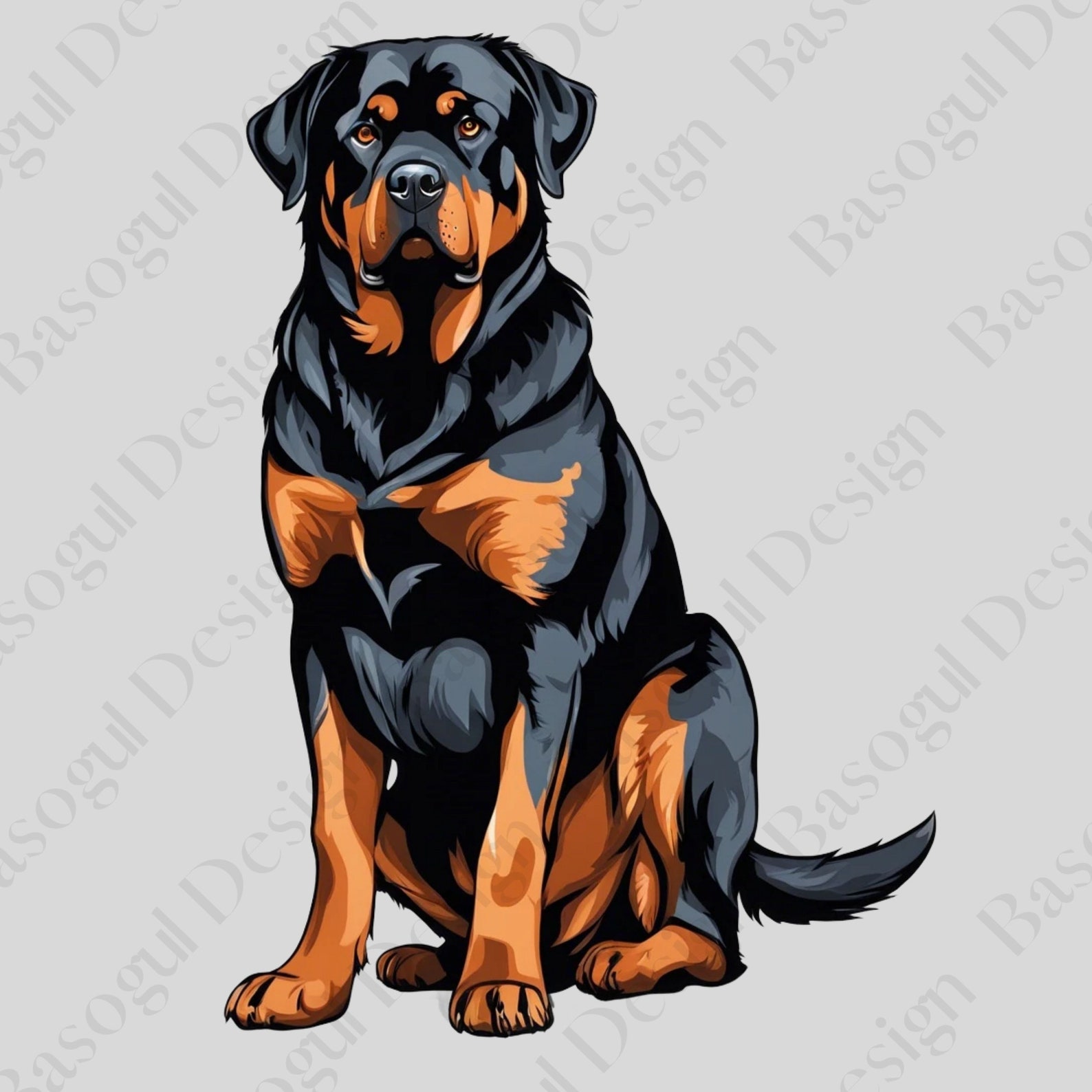 Rottweiler Clipart Png Dog Clipart Printable Rottweiler Head ...