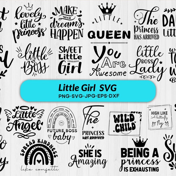 Little Girl SVG, Cute Girl Clipart, Child Illustration, Sweet Kid Design, Adorable Toddler Drawing, Playful Girl Graphic, Innocent Child SVG