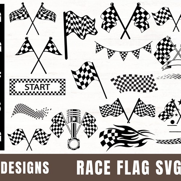 Race Flag svg bundle, Race Flag Clipart, Race Flag SVG, Racing flag svg, Race Flag Cricut,Race Flag Vector, Start Flag Svg,Finish Flag Svg