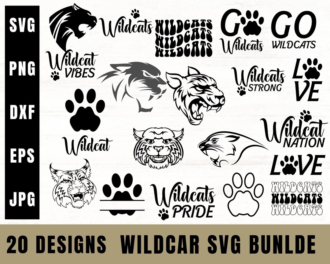 Wildcats SVG Bundle, Wildcats SVG, Wildcat SVG, Wildcats, Wildcats Png
