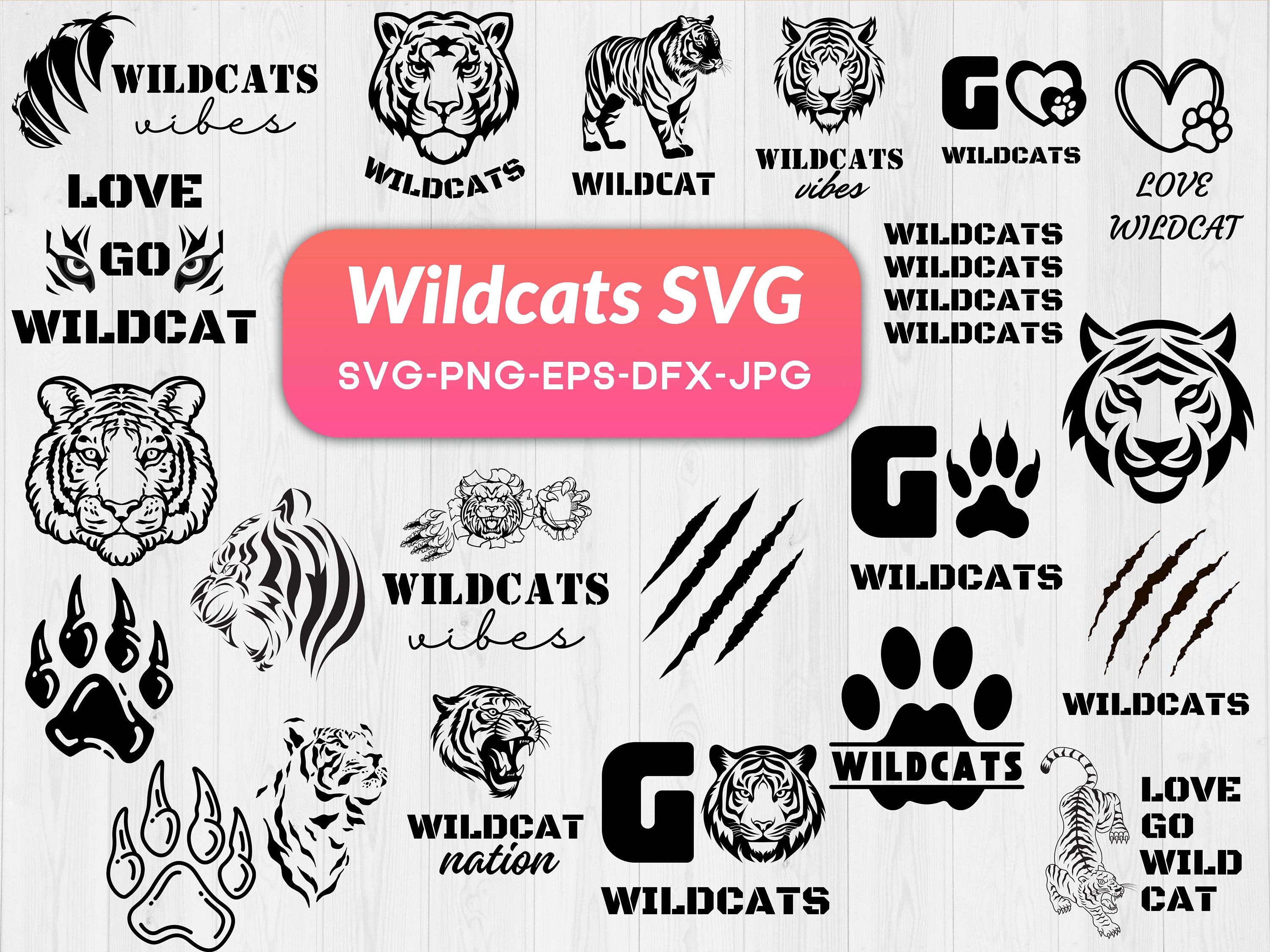 Wildcats SVG Bundle, Wildcats SVG, Wildcat SVG, Wildcats, Wildcats Png