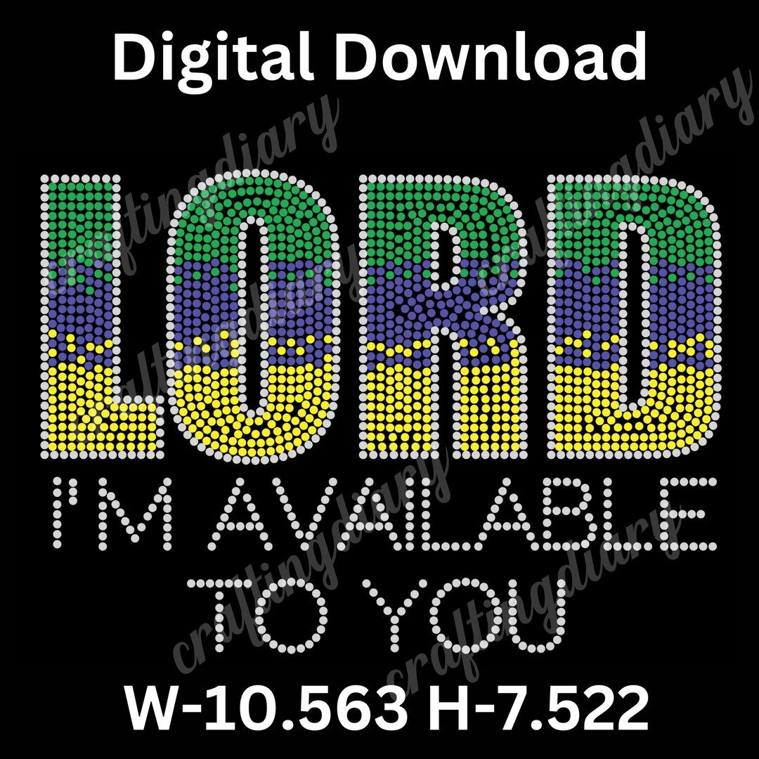 Digital Rhinestone Template - Etsy