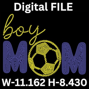 Digital Rhinestone template || Rhinestone template for moms