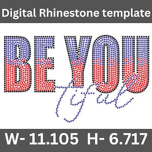 Rhinestone Digital template (Digital Download Only)