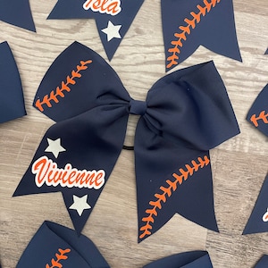 Softball bow- Hair Bow- Team Bow- Cheer Bow- Soccer Bow