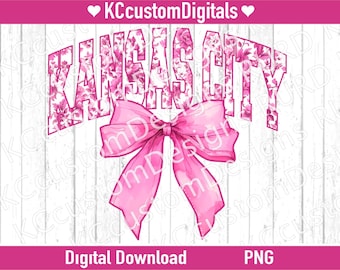 Kansas City Floral Toile Pink png, KC png, kc, kansas city png, kansas city
