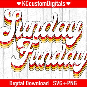 Sunday Funday Kansas City SVG PNG, KC Football svg, Kansas City Football svg