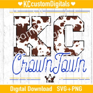 Kansas City Béisbol Crown Town PNG, KC Béisbol png, Kansas City Béisbol png