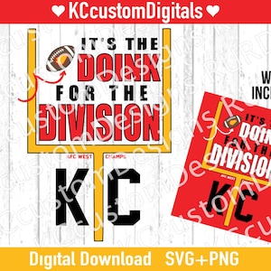 Its the Doink for the division svg  Kansas City Football SVG PNG, KC Football svg, Kansas City Football svg