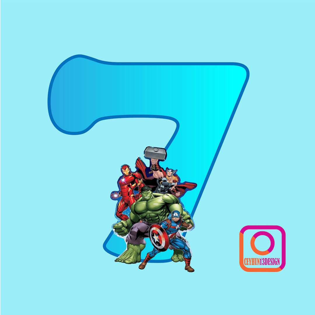 Marvel Birthday Card Png, Marvel Birthday Png, Marvel Png, Birthday Png