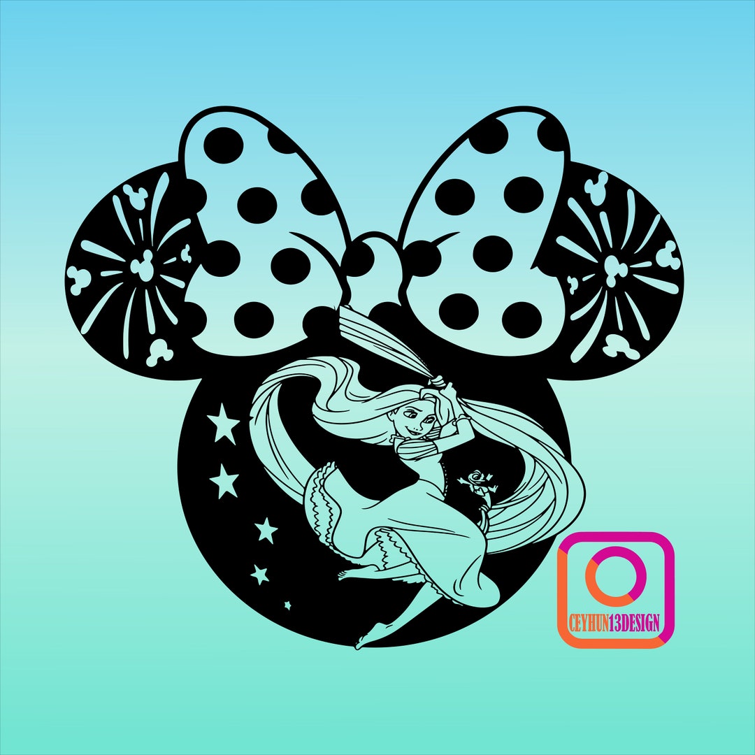 Rapunzel Princess Png Svg, Rapunzel Png, Princess Png Svg, Tangled Png