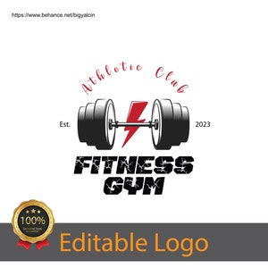 Fitness Logo / Personal Trainer Logo / Dumbbell Logo / Bodybuilders Logo / Fitness Instructor Logo Design / Workout Logo / Gym Logo Design