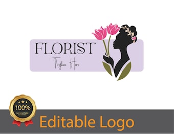 Elegant Florist Logo Design – Beautiful Branding for Flower Shops & Floral Businesses / Floral Boutique Logo Design / Flower Business Logo