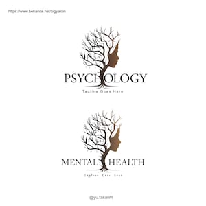 Edytowalne logo psychologiczne / Logo terapii Life Coach / Logo Tree Of Life / Logo terapii spektrum / Logo psychologa / Gotowe logo poradnictwa