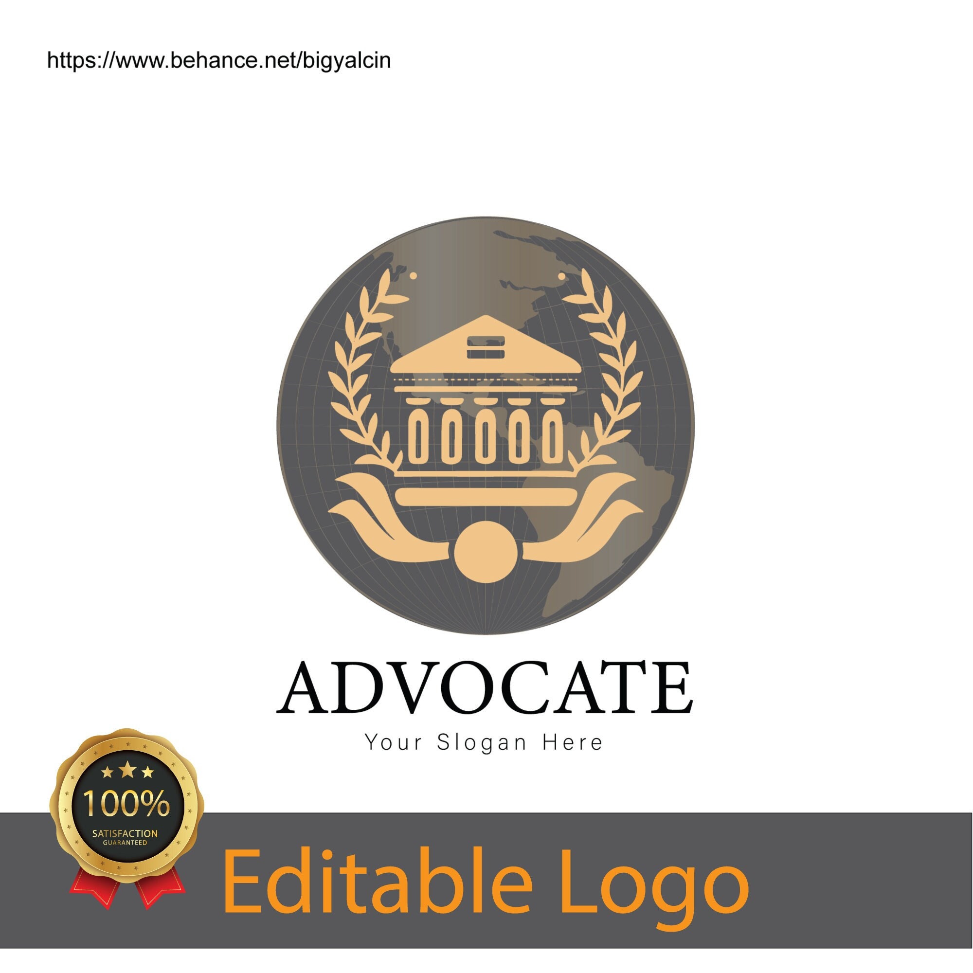 Logotipo elegante para bufete de abogados: una marca legal atemporal (IA,  JPG, PDF) - Etsy México, image size:2000x2000