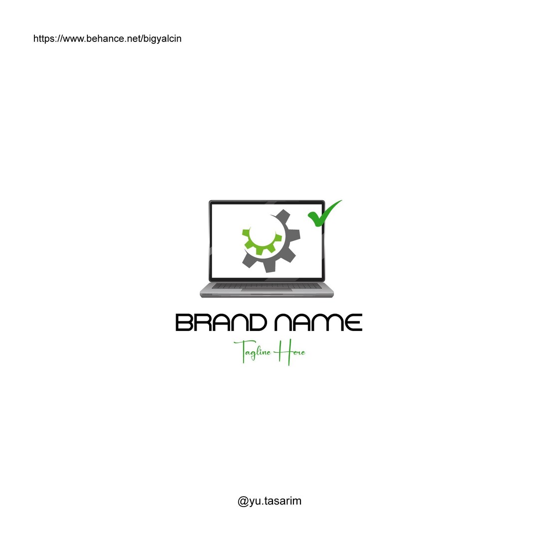 Logo Computer Fading Computer Logo Design / Computer Repair Logo / Computer Service Logo ...