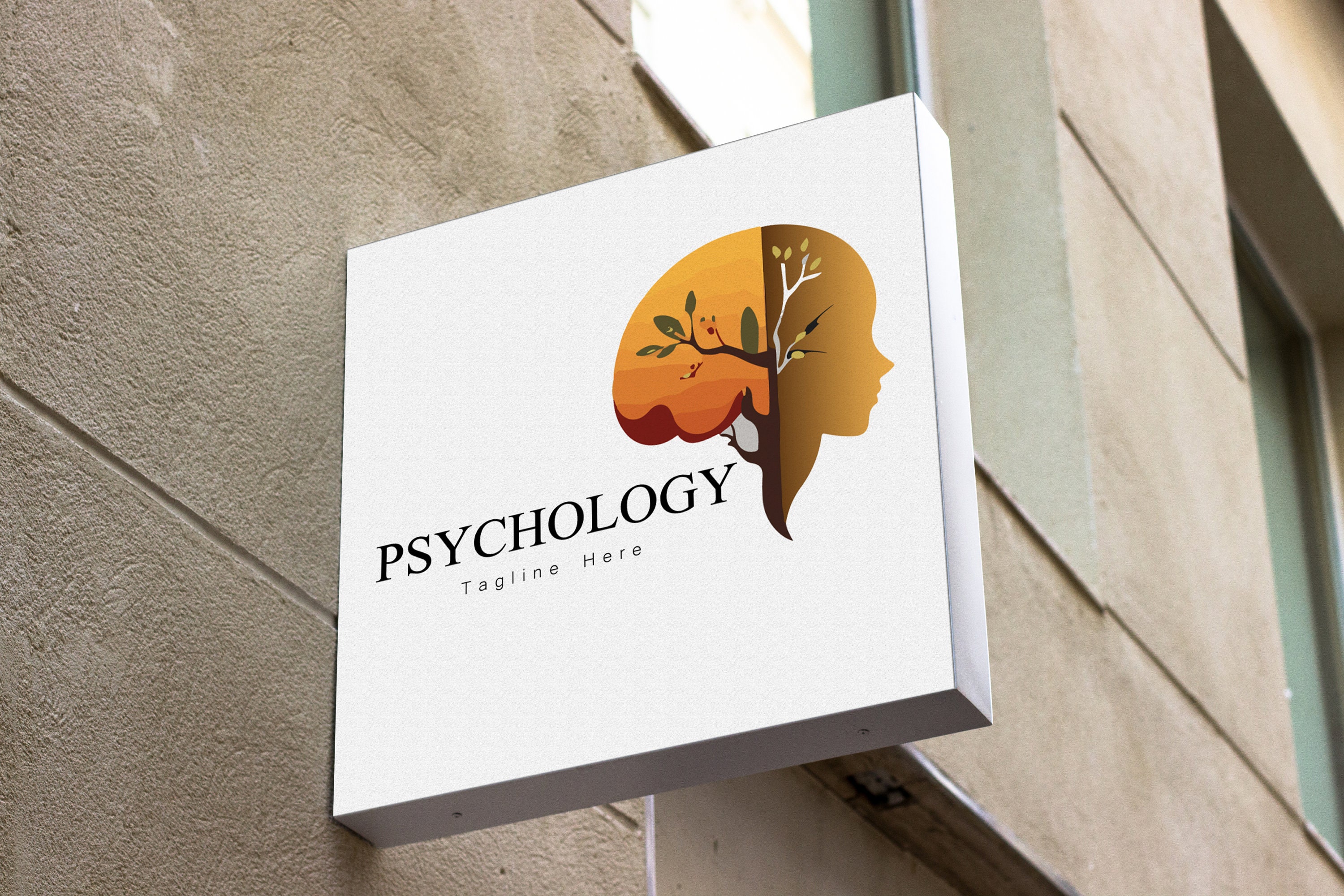 Psychology Logo With 3 Alternatives / 3 Pieces Therapy Logo / Neurology ...