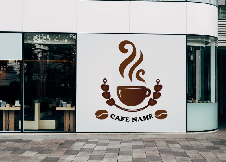 Cafe Logo / Coffee Logo Design / Drinks Logo Design / Cup Logo / Restaurant Logo / Coffee Mug Logo / Coffee Shop Logo / Coffee Store image 4