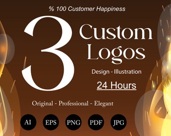 Custom Logo Design / 3 Professional Designs in 24 Hours