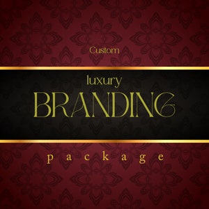 Luxuriöses Custom Branding Paket - Logo-Design, Visitenkarten und Branding Elemente / Heben Sie Ihre Marke mit meinem Luxus-Branding-Paket