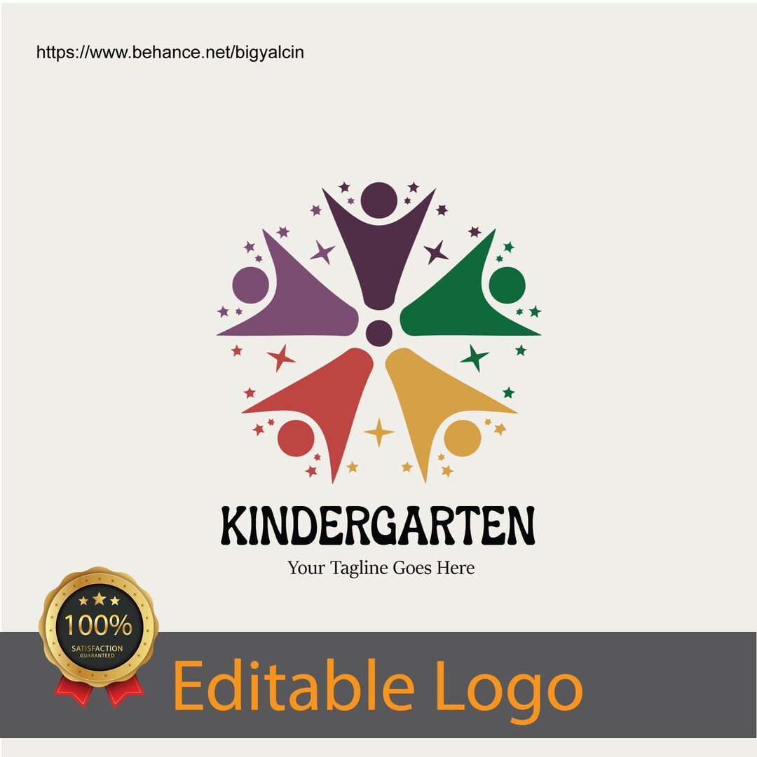 Modern Nursery Logo Design: Custom Childcare Branding (digital Download ...
