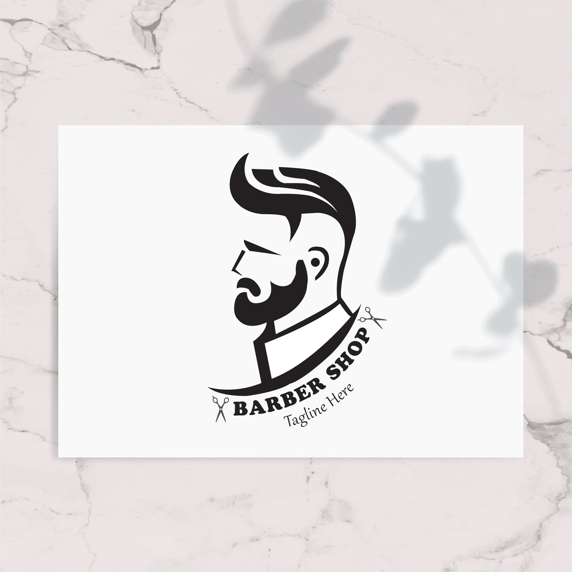 Scissors Logo Template Editable Design to Download