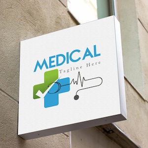 Medical Logo / Pharmacy Logo Design / Clinic Logo / Health Care Logo Template / Nursing Logo / Health Clinic Logo Design / Hospital Logo
