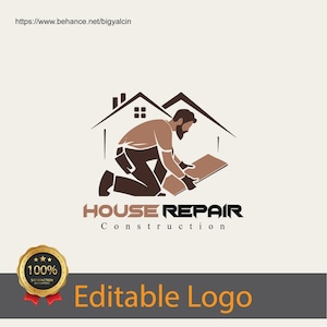 Home Repair Service Logo / Renovation Logo Design / Construction Logo / Handyman Logo Design / Remodeling Logo / Home Improvement Logo
