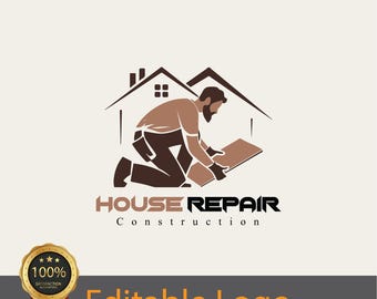 Home Repair Service Logo / Renovation Logo Design / Construction Logo / Handyman Logo Design / Remodeling Logo / Home Improvement Logo