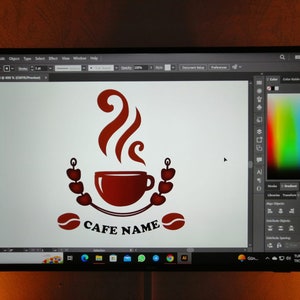 Cafe Logo / Coffee Logo Design / Drinks Logo Design / Cup Logo / Restaurant Logo / Coffee Mug Logo / Coffee Shop Logo / Coffee Store image 7