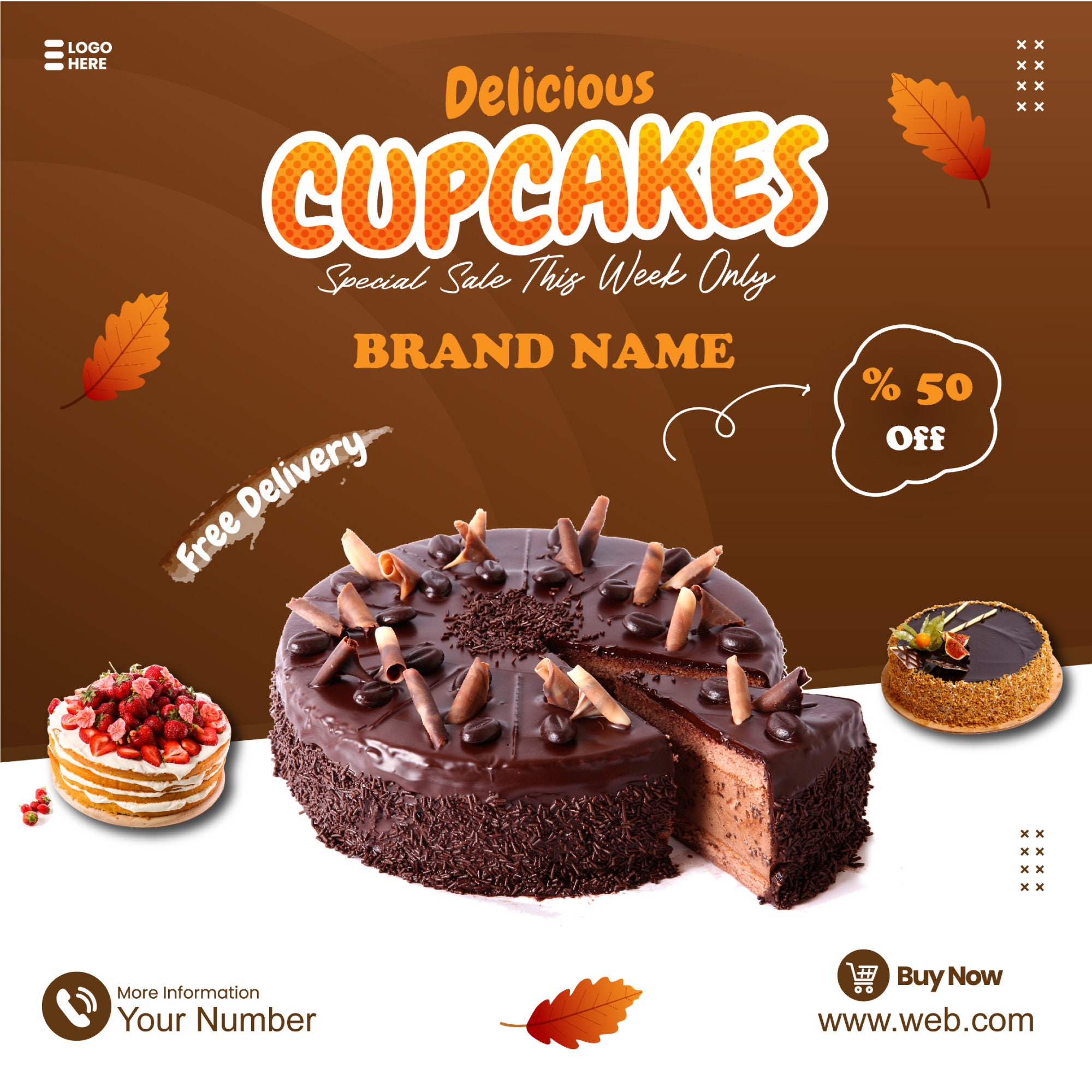 Custom Bakery Flyer Design / Stand Out With Stunning Marketing ...