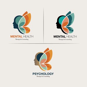 Minimalist Psychology Logo / Custom Branding for Therapists and Life Coaches / Healing Mind Logo Design / Unique Mental Wellness Logo Design