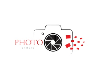Editable Photography Logo / Photo Studio Logo / Photographer Logo Design / Editable Photo Logo / Camera Logo Template / Watermark Logo