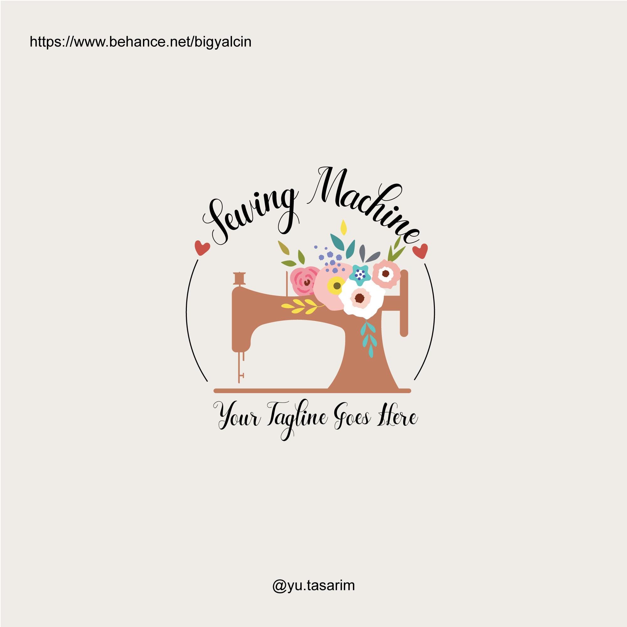 Floral Sewing Machine Logo / Seamstress Logo Design / Elegant Boutique Logo / Logo for Crafters / Custom Tailor Logo / Small Business Logo - Etsy Floral Sewing Machine Logo / Seamstress Logo Design / Elegant Boutique Logo / Logo for Crafters / Custom Tailor Logo / Small Business Logo - Etsy