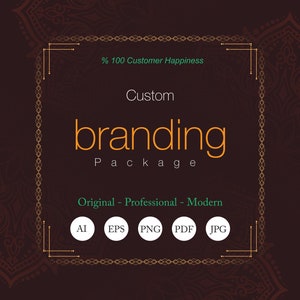 Custom Brand Identity Kit - Design Your Unique Logo and Branding Elements / Personalized Branding Package / Bespoke Brand Identity Bundle