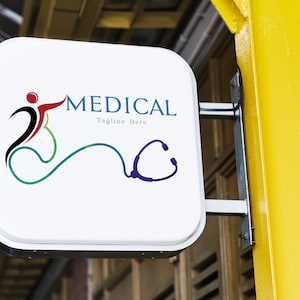 Logo voor medisch / verpleegkundige logo ontwerp / Aangepast klinieklogo / Branding gezondheidszorg / Aangepast logo verpleegkunde / Ziekenhuislogo / Geneeskundelogo