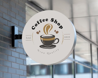 Premium Coffee Logo - Custom Branding for Cafés & Baristas / Coffee Truck Logo - Logo Design for Coffee Shops and Espresso Bars