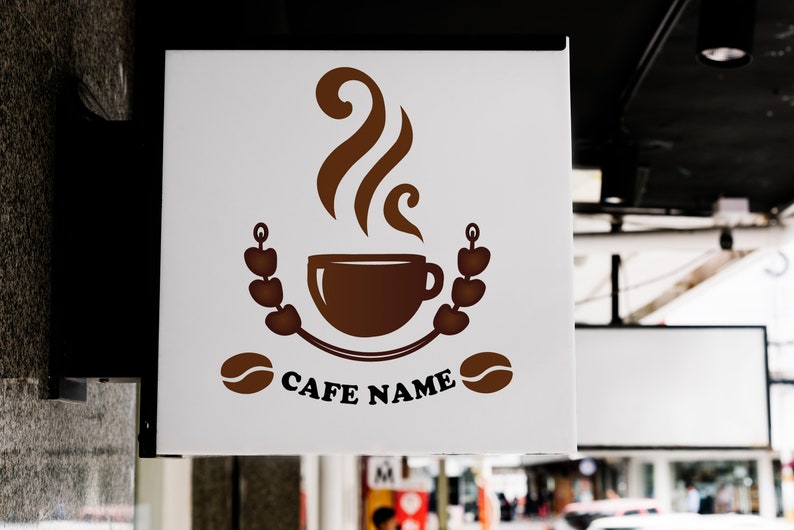 Cafe Logo / Coffee Logo Design / Drinks Logo Design / Cup Logo / Restaurant Logo / Coffee Mug Logo / Coffee Shop Logo / Coffee Store image 3