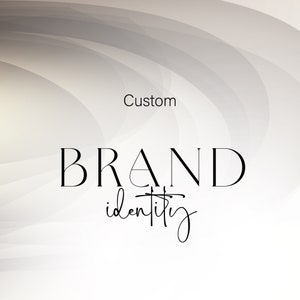 Progettazione di identità di marca speciale - Logo personalizzato e biglietto da visita / Servizi di branding su misura - Progettazione di kit di marca personalizzati per la tua attività