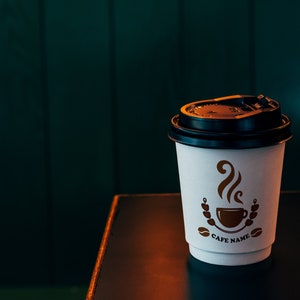 Cafe Logo / Coffee Logo Design / Drinks Logo Design / Cup Logo / Restaurant Logo / Coffee Mug Logo / Coffee Shop Logo / Coffee Store image 8