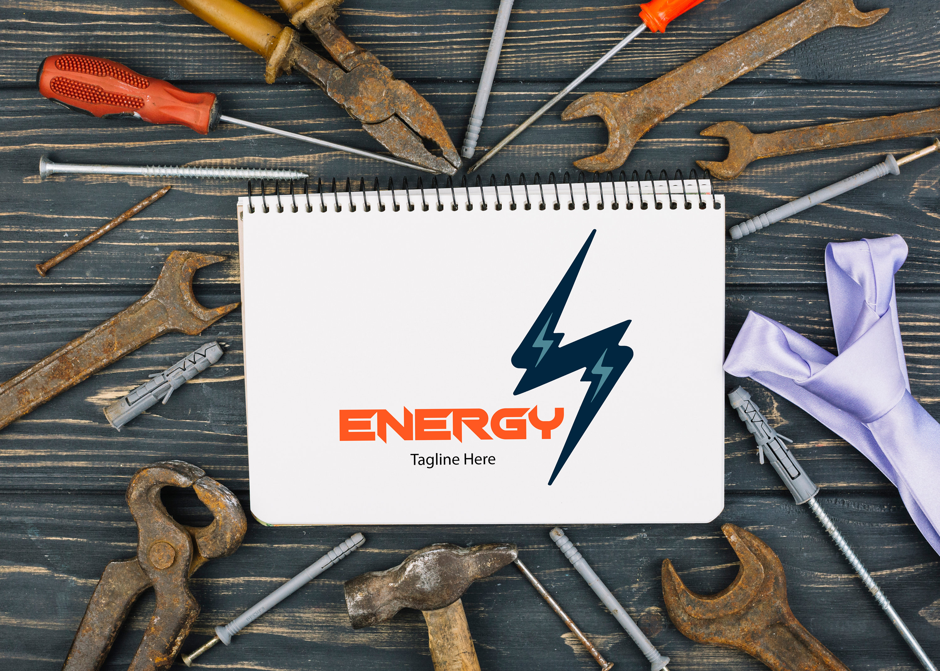 Electricity Logo Design / Lightning Bolt Logo / Electrician - Etsy