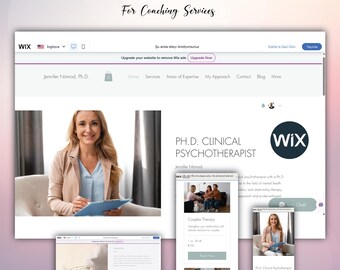 Wix Website Template for Coaches, Therapists, and Mentors