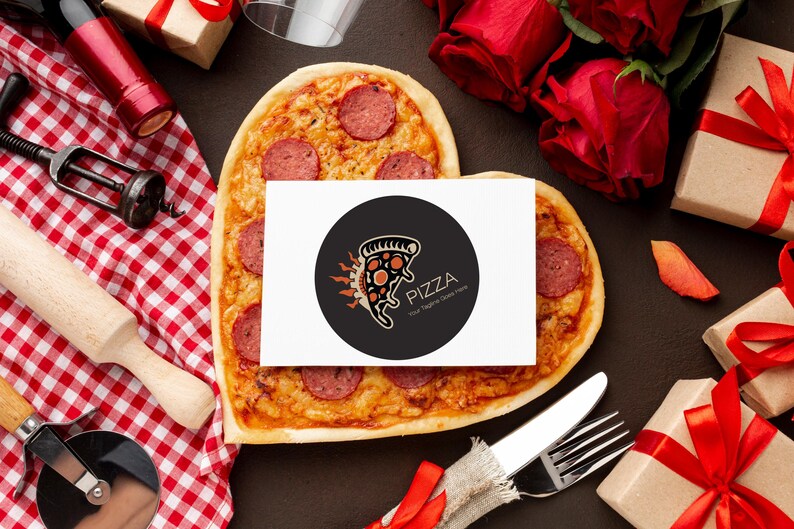 Custom Pizzeria Logo Template / Pizza Logo for Pizza Shop & Fast Food ...