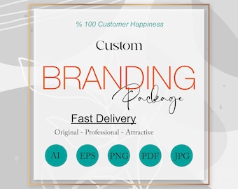 Custom Brand Identity Package: Logo, Flyers, Business Card Design