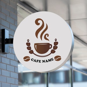 Cafe Logo / Coffee Logo Design / Drinks Logo Design / Cup Logo / Restaurant Logo / Coffee Mug Logo / Coffee Shop Logo / Coffee Store image 2