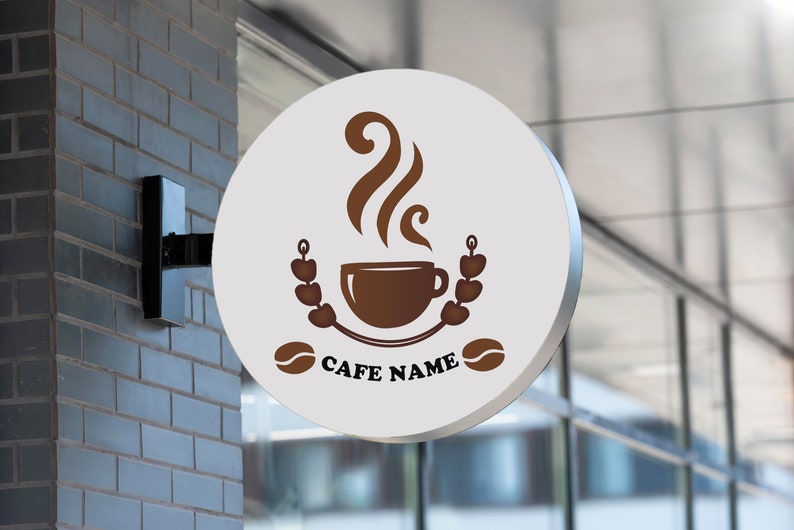 Cafe Logo / Coffee Logo Design / Drinks Logo Design / Cup Logo / Restaurant Logo / Coffee Mug Logo / Coffee Shop Logo / Coffee Store image 2