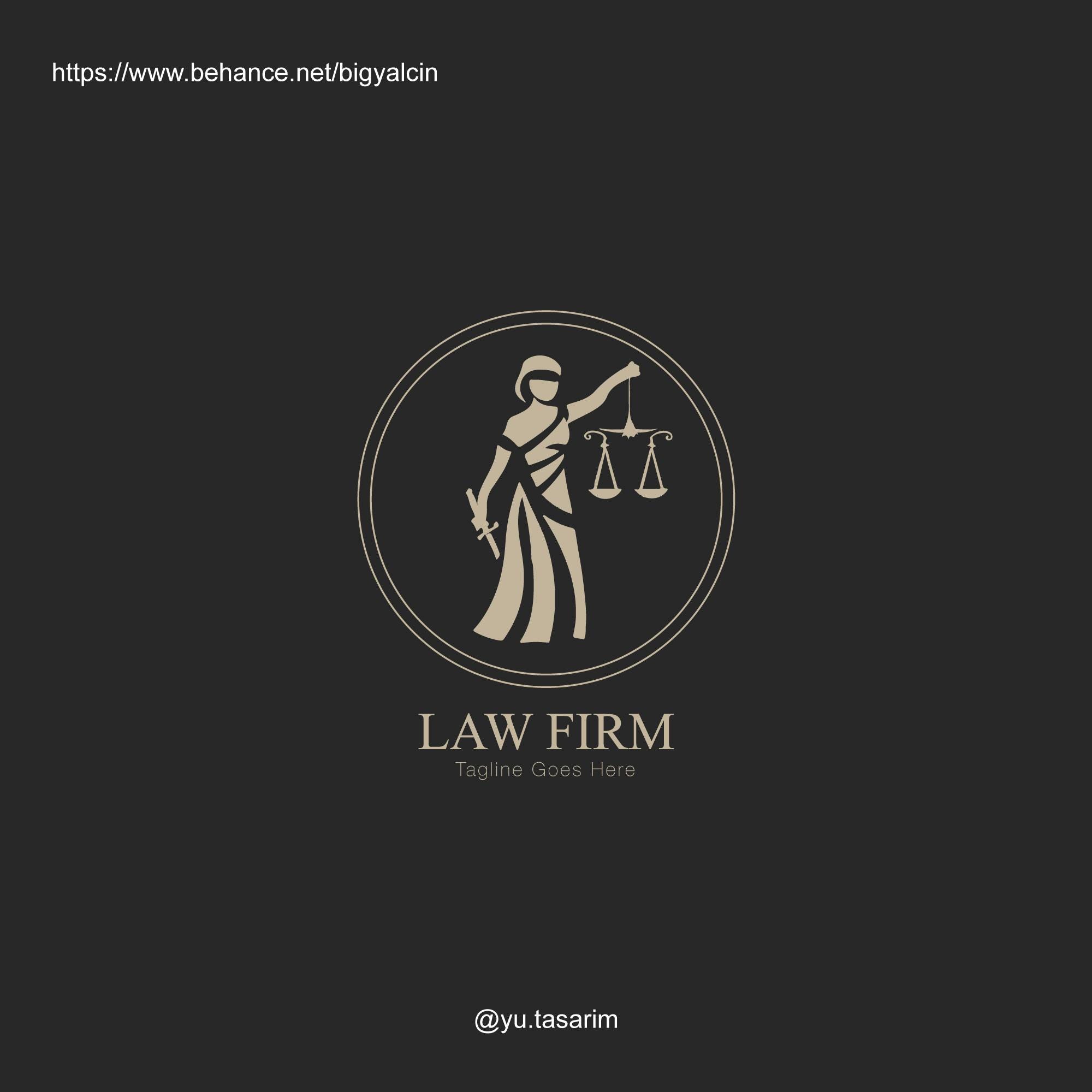 Custom Law Firm Logo: Modern Attorney Branding - Etsy