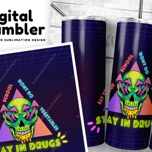 Funny Tumbler Wrap PNG, 20 oz Skinny Tumbler Sublimation Design, Digital Download